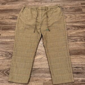 J. Jill Pants Women's Brown Plaid Large Petite‎ Trousers